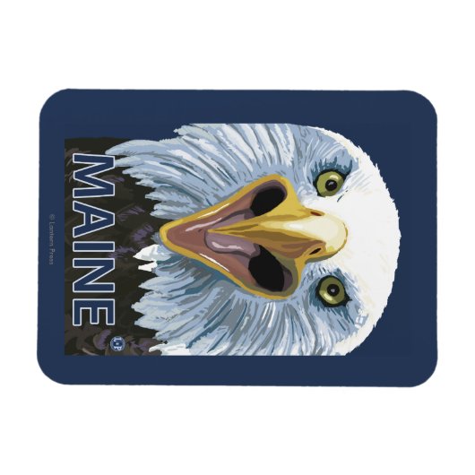 MaineEagle Up Nah Magnet (Horizontal)