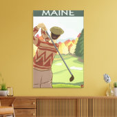 MaineGolfing Leinwanddruck (Insitu (Wohnzimmer))