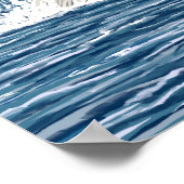 MaineHumpback Whale Scene Poster (Ecke)