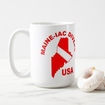 Maineiac Divers Classic Logo 15oz Tasse