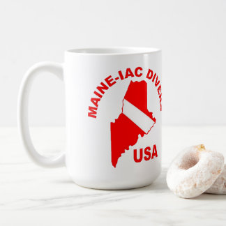 Maineiac Divers Classic Logo 15oz Tasse