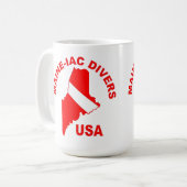 Maineiac Divers Classic Logo 15oz Tasse (Vorderseite Links)