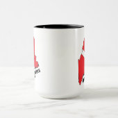 Maineiac Divers Sillhouette Logo 15 oz Tasse (Zentrum)