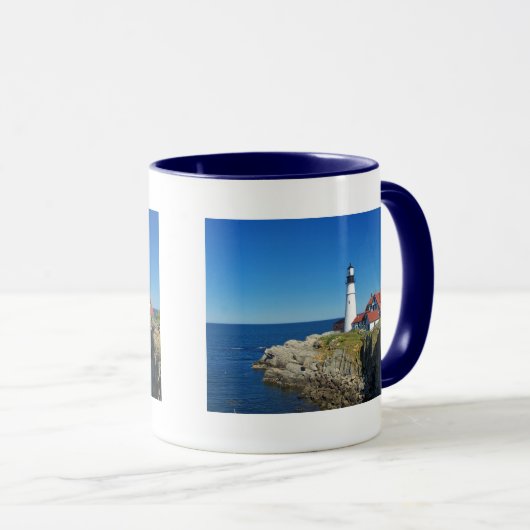 Maineküstenleuchtturm Tasse (VorderseiteRechts)
