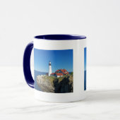 Maineküstenleuchtturm Tasse (Vorderseite Links)