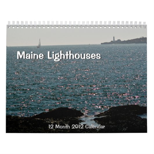 Maineleuchtturm-Kalender 2012 Kalender (Titelbild)