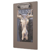 MaineMoose herauf nahes Klemmbrett (Links)