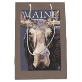 MaineMoose herauf nahes Mittlere Geschenktüte (Vorderseite)