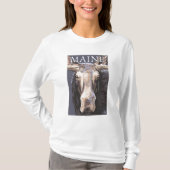MaineMoose herauf nahes T-Shirt (Vorderseite)