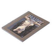 MaineMoose Up Nah Notizblock (Linke Seite)