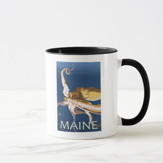 MaineOctopus-Szene Tasse (Rechts)