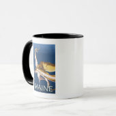 MaineOctopus-Szene Tasse (Vorderseite Links)