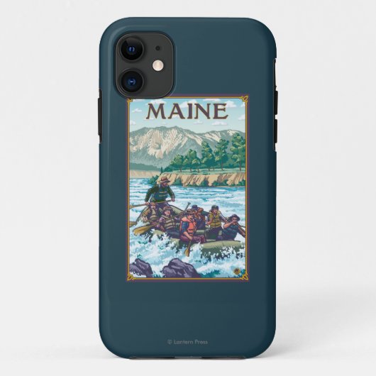 MaineRiver, das Szene flößt Case-Mate iPhone Hülle (Rückseite)