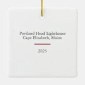 Maine's First Guardian Keramikornament (Rückseite)