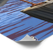 MaineSea Gulls Scene Poster (Ecke)