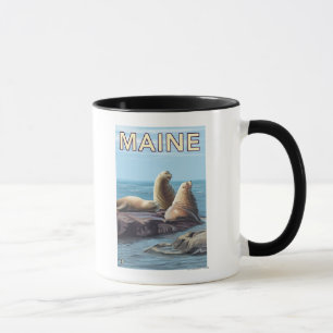 MaineSea Lions Szene Tasse