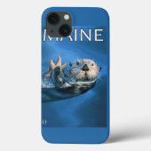 MaineSea Otter Scene Case-Mate iPhone Hülle (Rückseite)