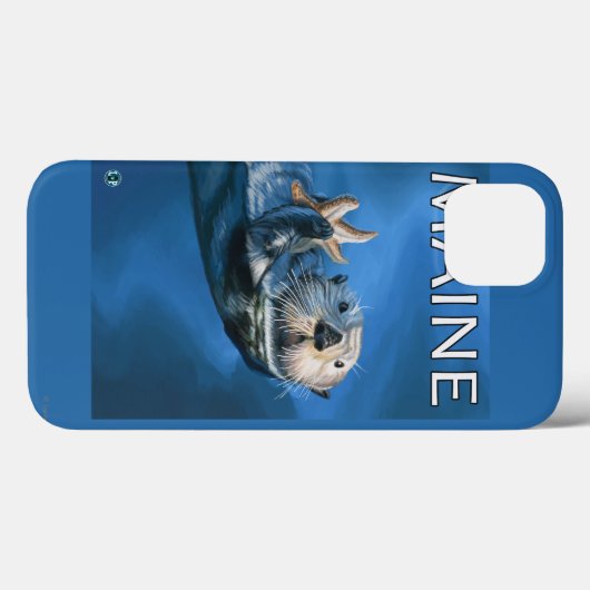 MaineSea Otter Scene Case-Mate iPhone Hülle (Rückseite (Horizontal))