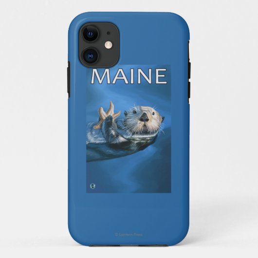 MaineSea Otter-Szene Case-Mate iPhone Hülle (Rückseite)