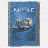 MaineSea Otter-Szene Decke (Vorderseite Vertikal)