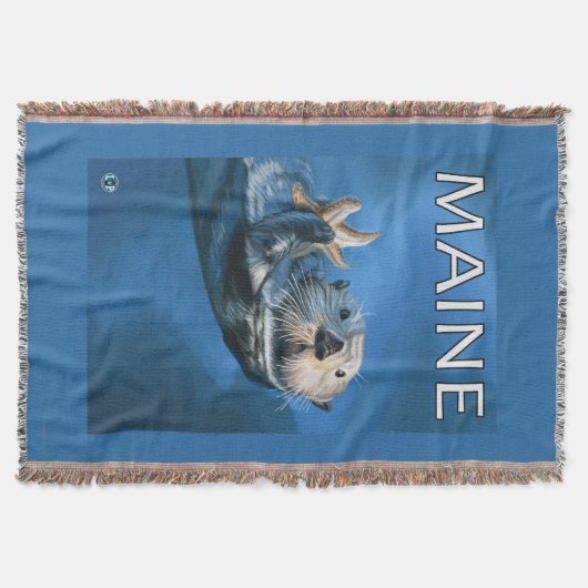 MaineSea Otter-Szene Decke (Vorderseite)