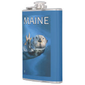 MaineSea Otter-Szene Flachmann (Links)
