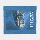 MaineSea Otter-Szene Fleecedecke (Vorderseite (Horizontal))