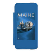 MaineSea Otter-Szene Incipio iPhone Geldbeutel-Hülle (Folio Vorderseite)