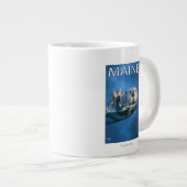 MaineSea Otter-Szene Jumbo-Tasse (Vorderseite Rechts)