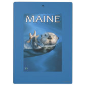MaineSea Otter-Szene Klemmbrett (Rückseite)