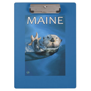 MaineSea Otter-Szene Klemmbrett