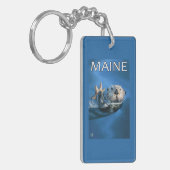 MaineSea Otter-Szene Schlüsselanhänger (Vorderseite links)