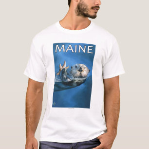 MaineSea Otter-Szene T-Shirt
