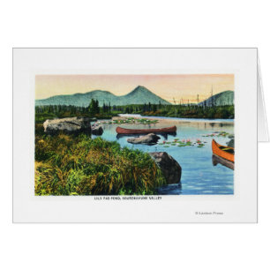 MaineSourdnahunk Valley Lily Pad Pond Pond Scene