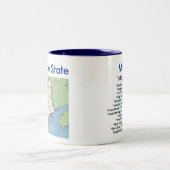 Mainesymbole u. -karte zweifarbige tasse (Mittel)