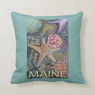 MaineTidepool Szene Kissen