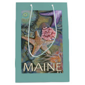 MaineTidepool Szene Mittlere Geschenktüte (Vorderseite)