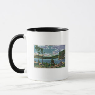 MaineView des Squaw-Berges und des Moosehead Sees Tasse