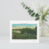 MaineView von Kühen nach Hause Postkarte (Stehend Vorderseite)