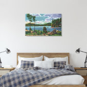MaineView von Squaw Mountain und Moosehead Lake Leinwanddruck (Insitu (Schlafzimmer))