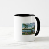 MaineView von Squaw Mountain und Moosehead Lake Tasse (VorderseiteRechts)