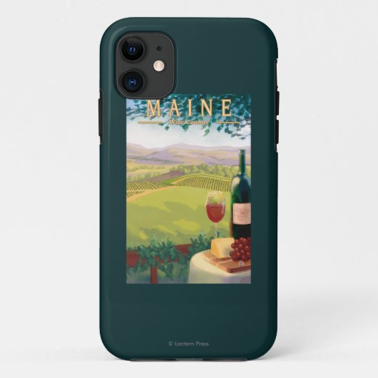 MaineWine Land-Szene Case-Mate iPhone Hülle (Rückseite)