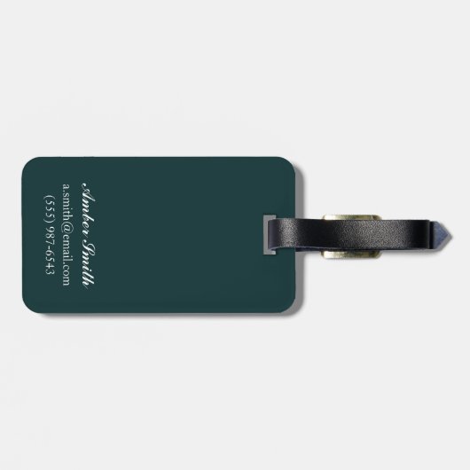 MaineWine Land-Szene Gepäckanhänger (Rückseite horizontal)