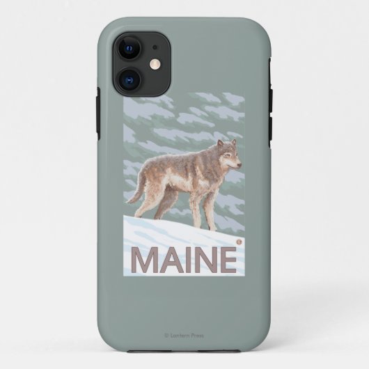 MaineWolf Szene Case-Mate iPhone Hülle (Rückseite)