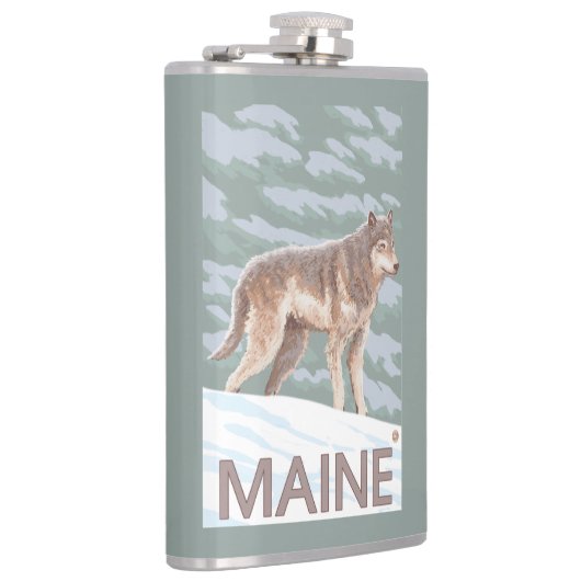 MaineWolf Szene Flachmann (Rechts)