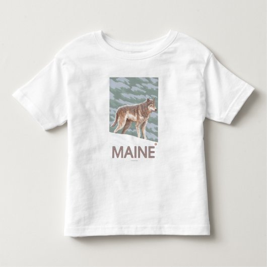 MaineWolf Szene Kleinkind T-shirt (Vorderseite)