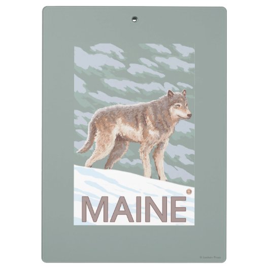 MaineWolf Szene Klemmbrett (Rückseite)