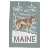 MaineWolf Szene Mittlere Geschenktüte (Rückseite)