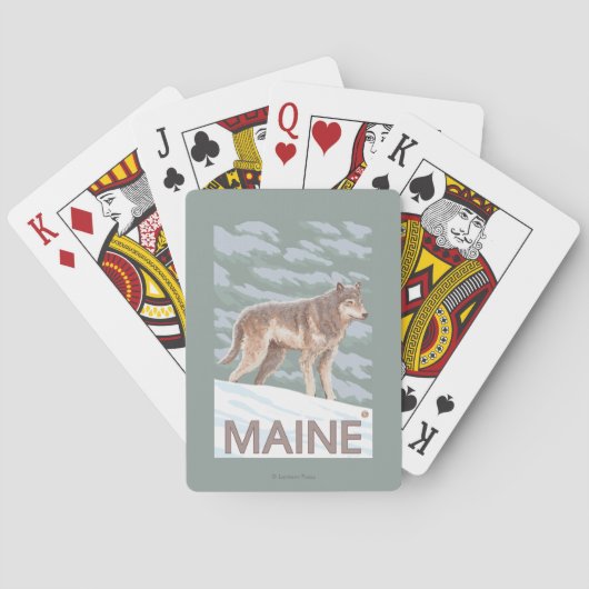 MaineWolf Szene Spielkarten (Rückseite)