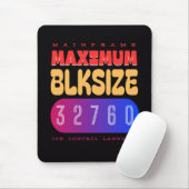 Mainframe Job Control Language (JCL) Maximum Block Mousepad (Mit Mouse)